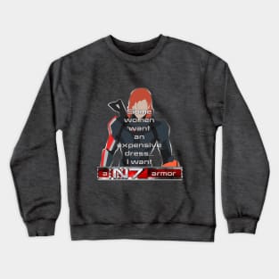 I want a N7 Armor (Femshep) Crewneck Sweatshirt